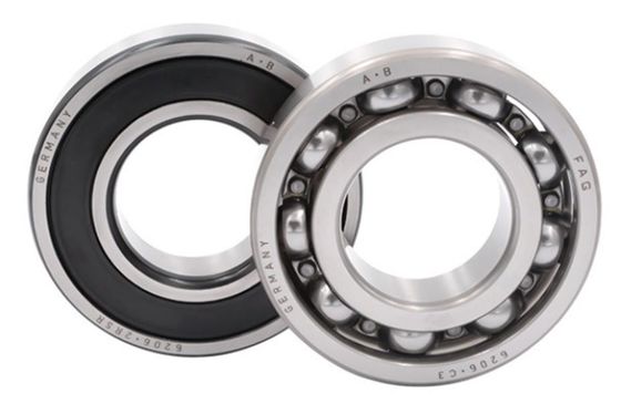 FAG 6206 Запечатанный глубокий ров шарикоподшипник ID 30 мм тонкая стена для промышленных машин