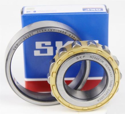 SKF N206ECM Открытый тип цилиндрического роликового подшипника 30 * 62 * 16 мм 0.214 кг для тяжелых машин