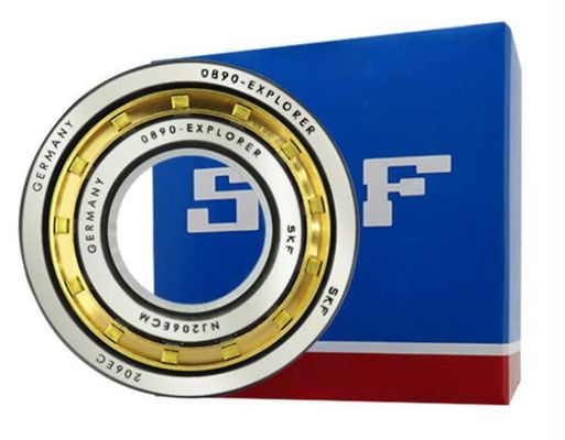 SKF NJ206ECM 30mm Внутренний размер цилиндрического роликового подшипника с открытыми уплотнениями